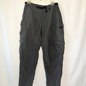 REI WOMENS HIKING SLATE GREY LIGHT WEIGHT BREATHABLE HIKING PANTS SIZE 12
